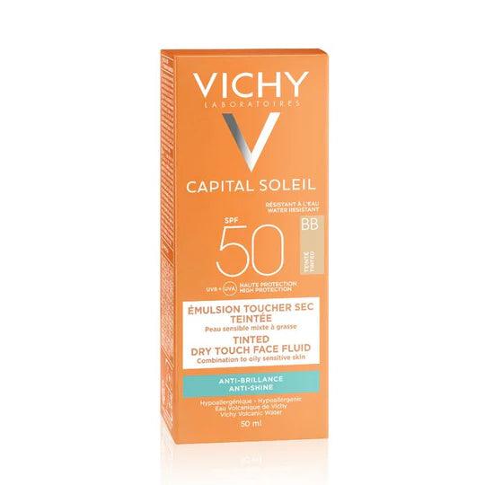 Vichy Capital Soleil BB Tinted Face Fluid Dry Touch SPF50 50 ml