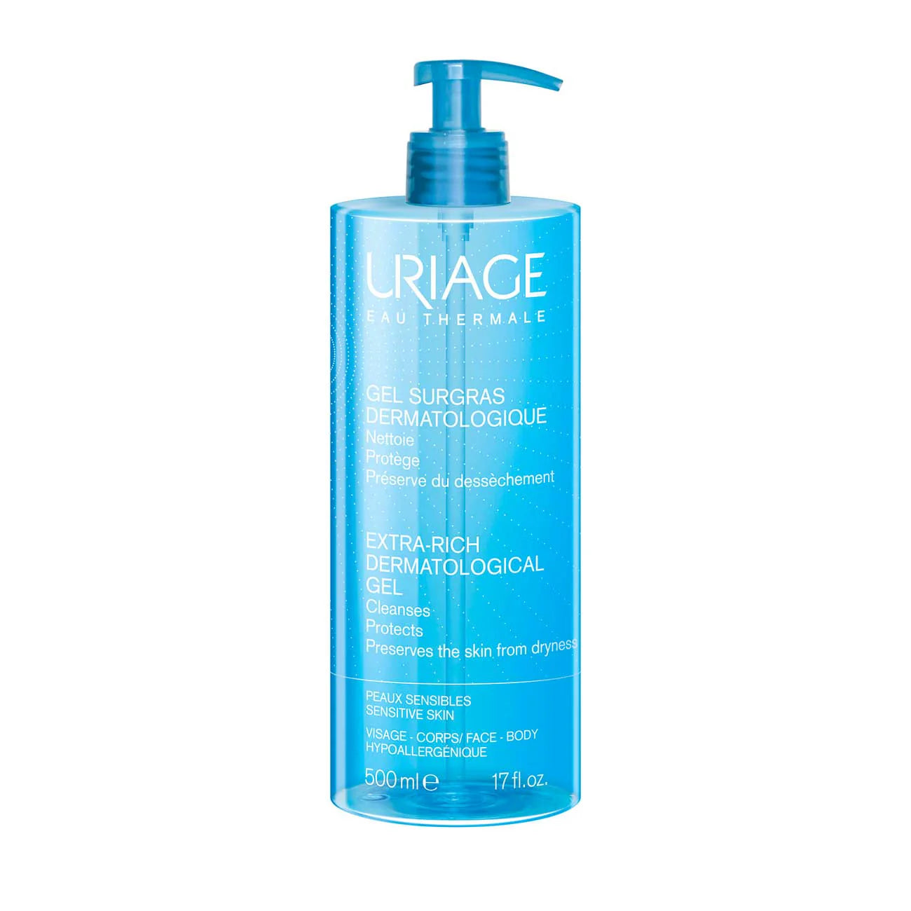 Uriage Gel Surgras Liquide Dermatologique 500 ml