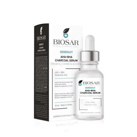 Biosar Serenvit AHA + BHA + Charcoal Serum