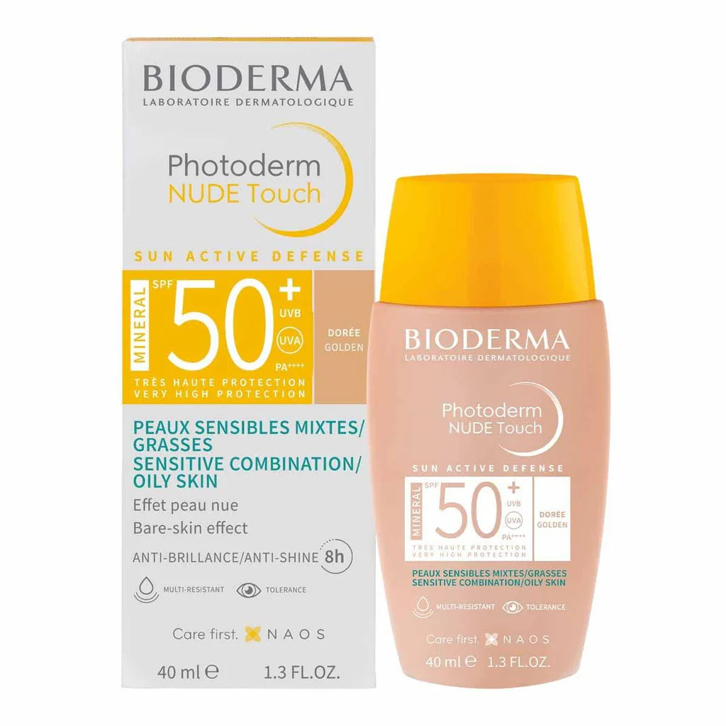 Bioderma Photoderm NUDE Touch Doree spf50+ 40ml