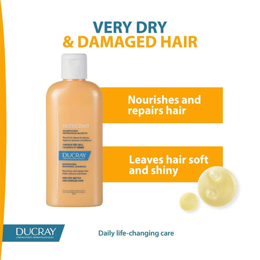 Ducray Nutricerat Nourishing Repairing Shampoo 200 ml